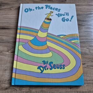 Dr. Seuss "Oh The Places You'll Go" Hardcover Book 1990A